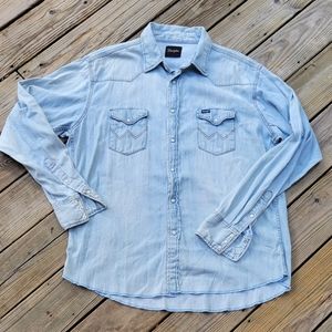 WRANGLER denim shirt 2XL